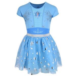 Jerry Leigh Toddler Girl's Disney Frozen Elsa Princess Cosplay Tutu Dress